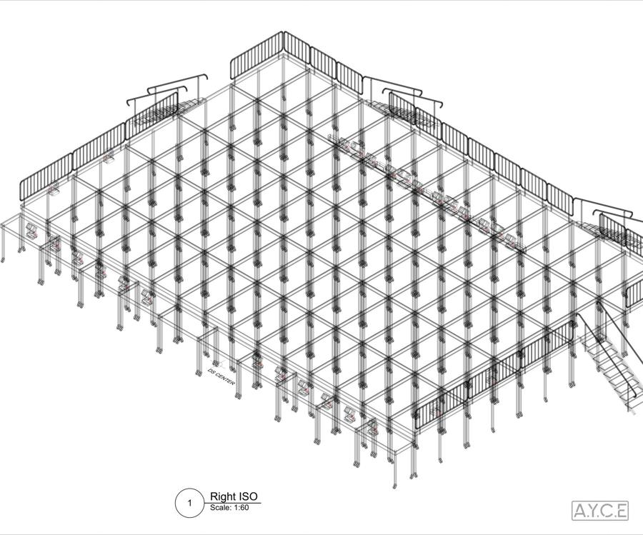 Floor package isometric drawing
