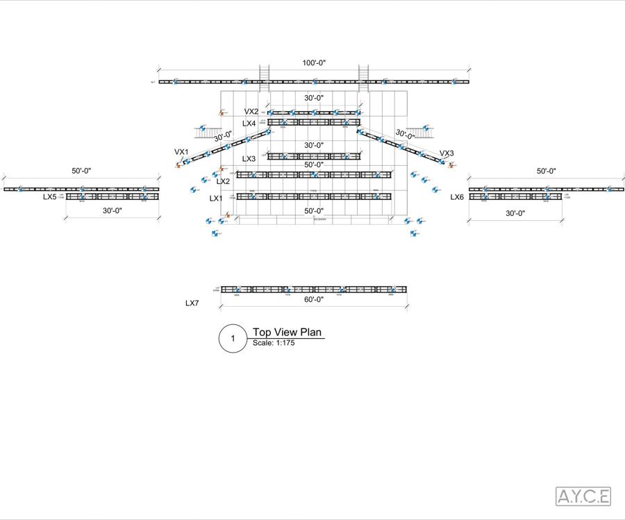 Rigging plan drawing
