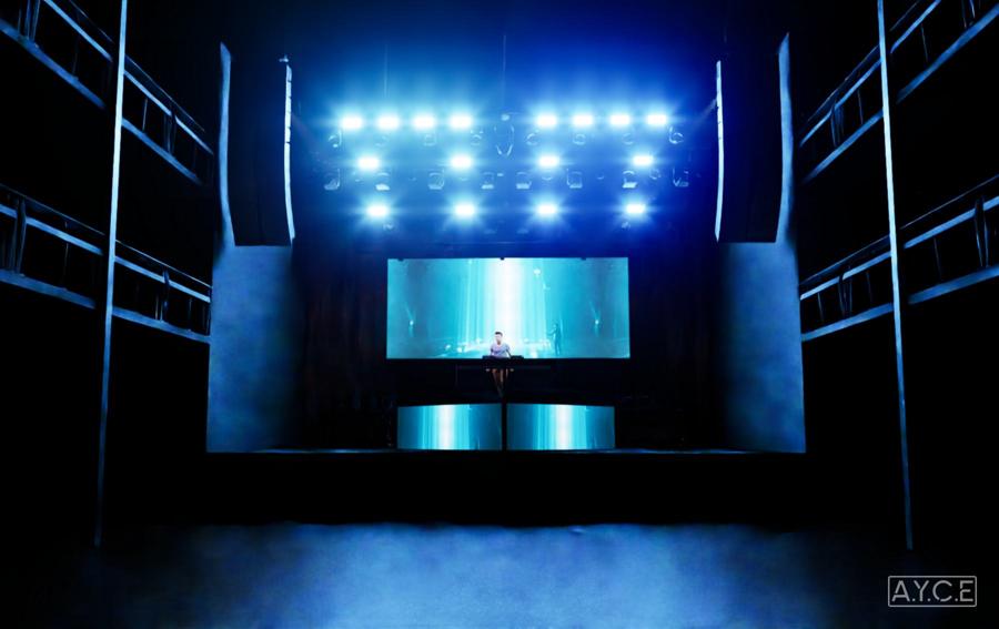 Previz render of the Nurko stage, look 2